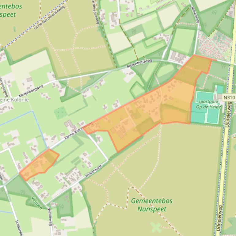 Kaart van postcodegebied 8075PB.