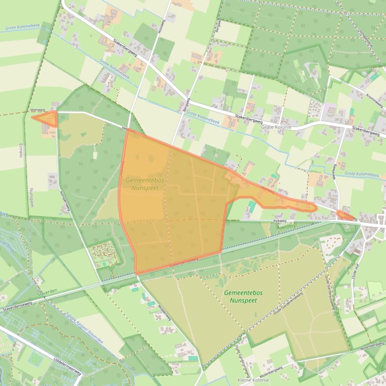 Kaart van postcodegebied 8075PR.