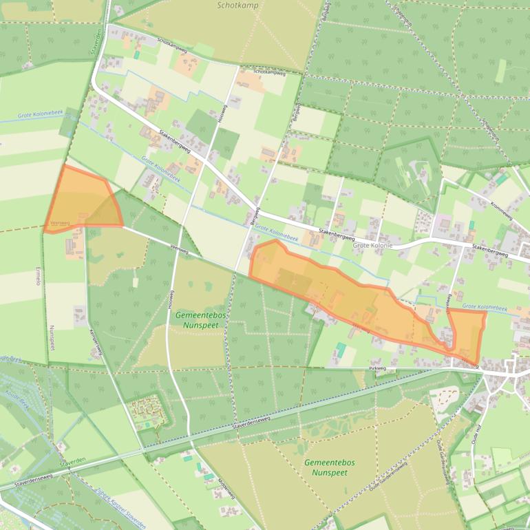 Kaart van postcodegebied 8075PS.