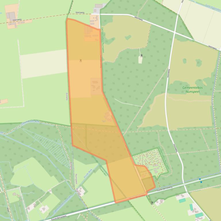Kaart van postcodegebied 8075PT.