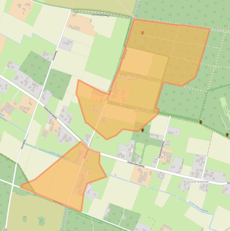 Kaart van postcodegebied 8075PX.