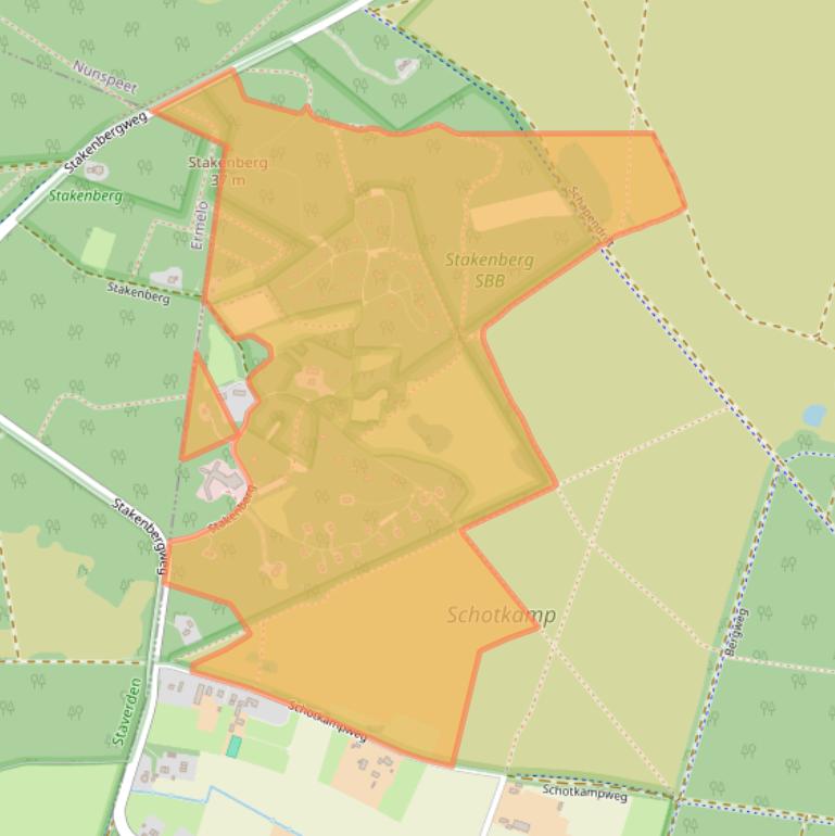 Kaart van postcodegebied 8075RE.