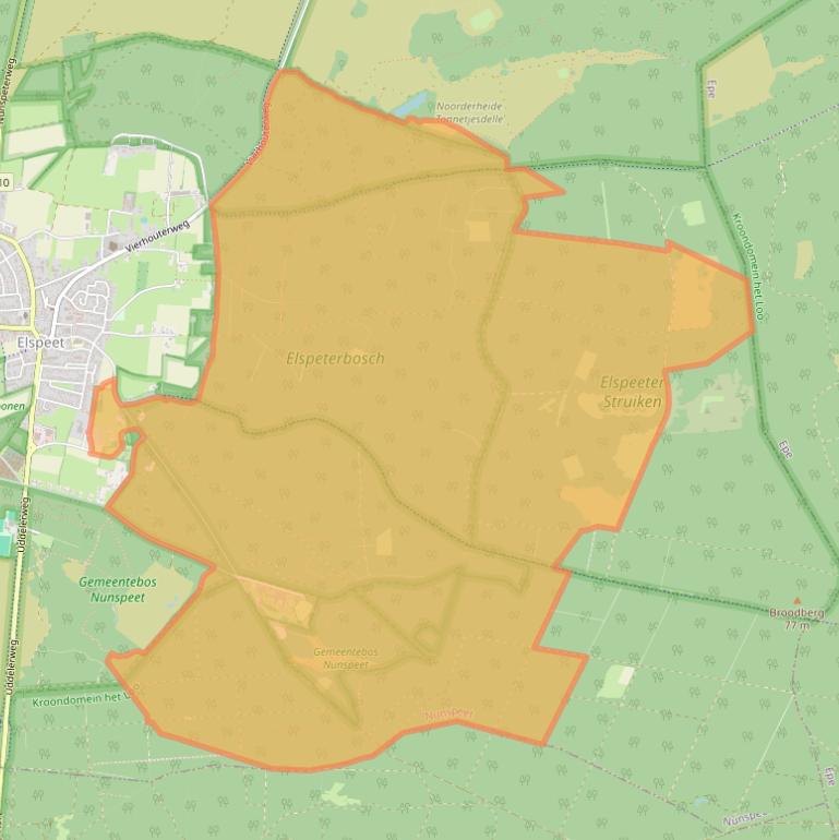 Kaart van postcodegebied 8075RJ.