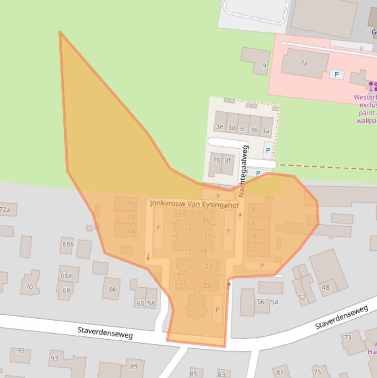 Kaart van postcodegebied 8075RL.