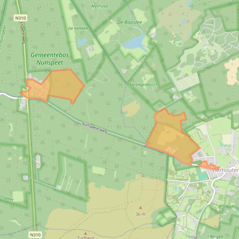 Kaart van postcodegebied 8076PD.