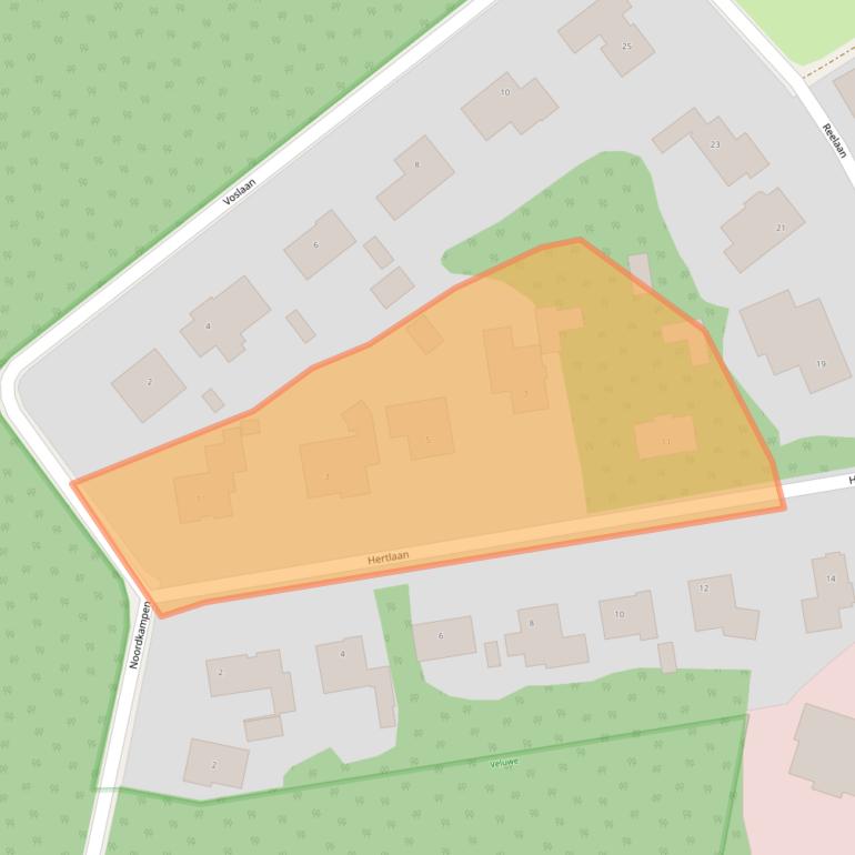 Kaart van postcodegebied 8076PG.