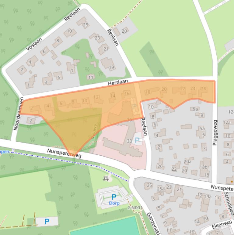 Kaart van postcodegebied 8076PH.