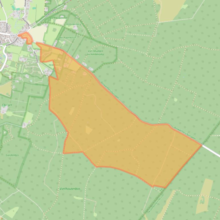 Kaart van postcodegebied 8076PS.