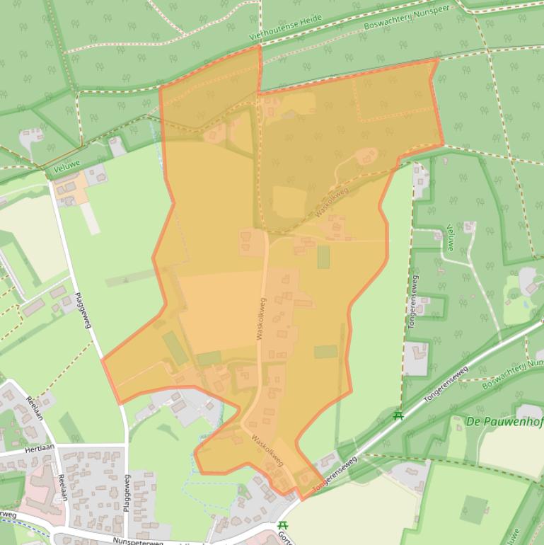 Kaart van postcodegebied 8076PT.