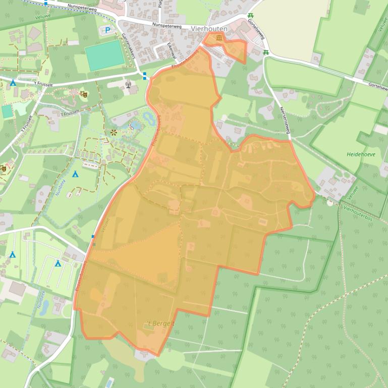 Kaart van postcodegebied 8076RA.