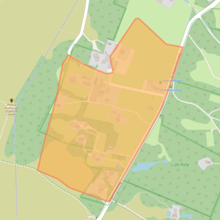 Kaart van postcodegebied 8076RD.