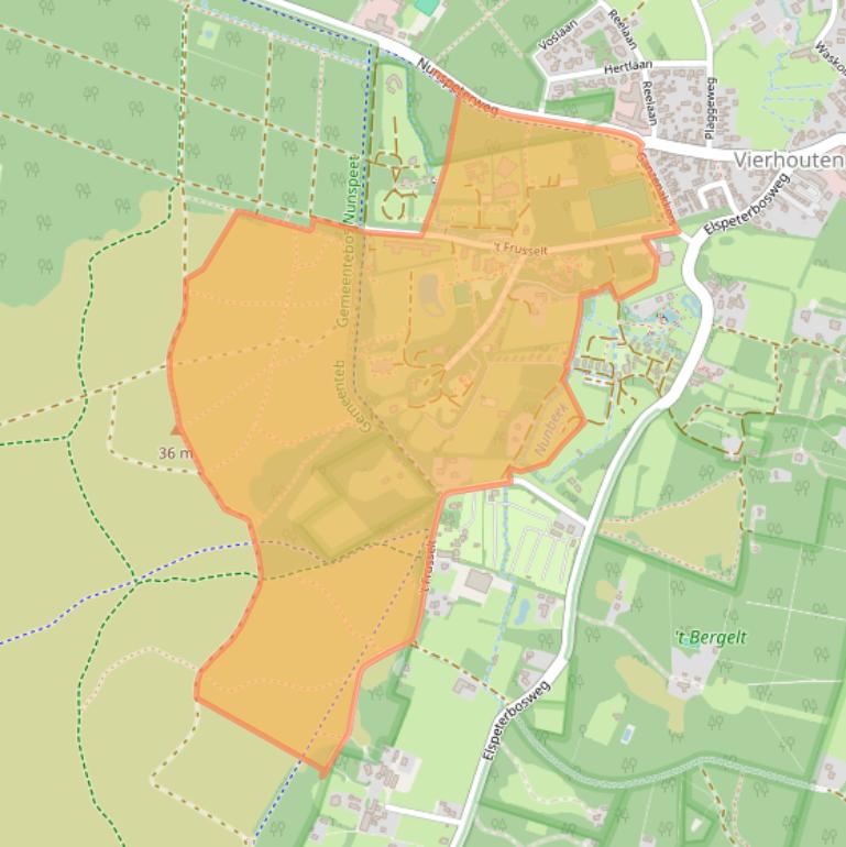 Kaart van postcodegebied 8076RE.