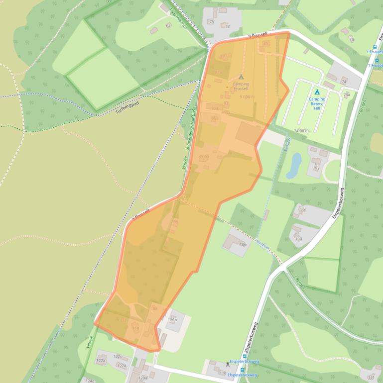 Kaart van postcodegebied 8076RG.