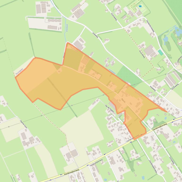 Kaart van postcodegebied 8077RR.