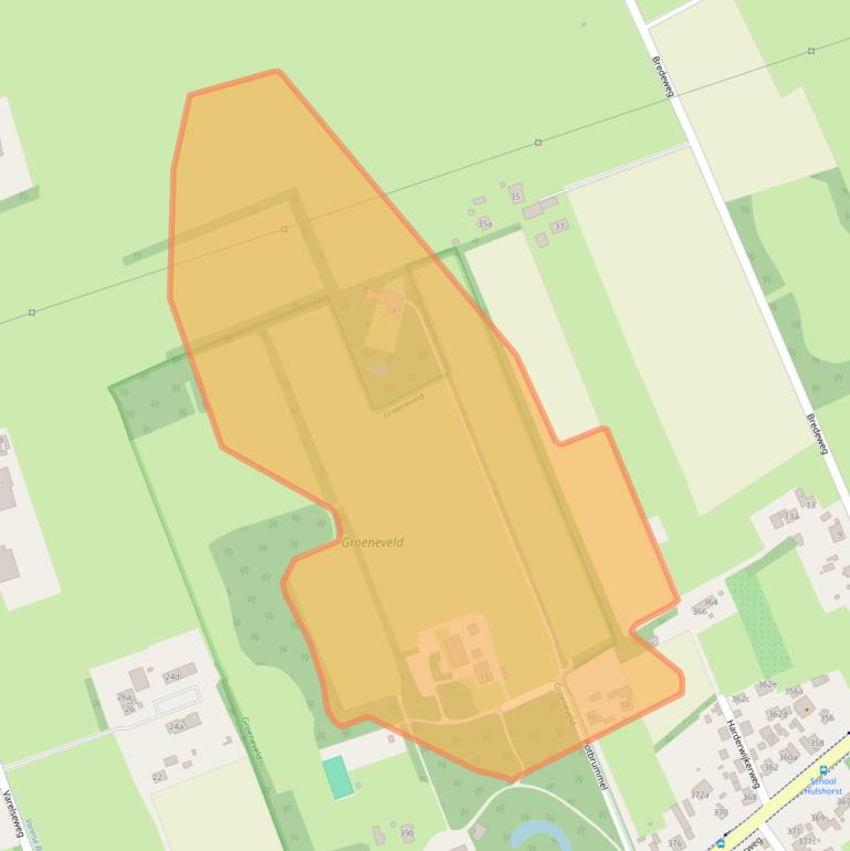 Kaart van postcodegebied 8077RS.