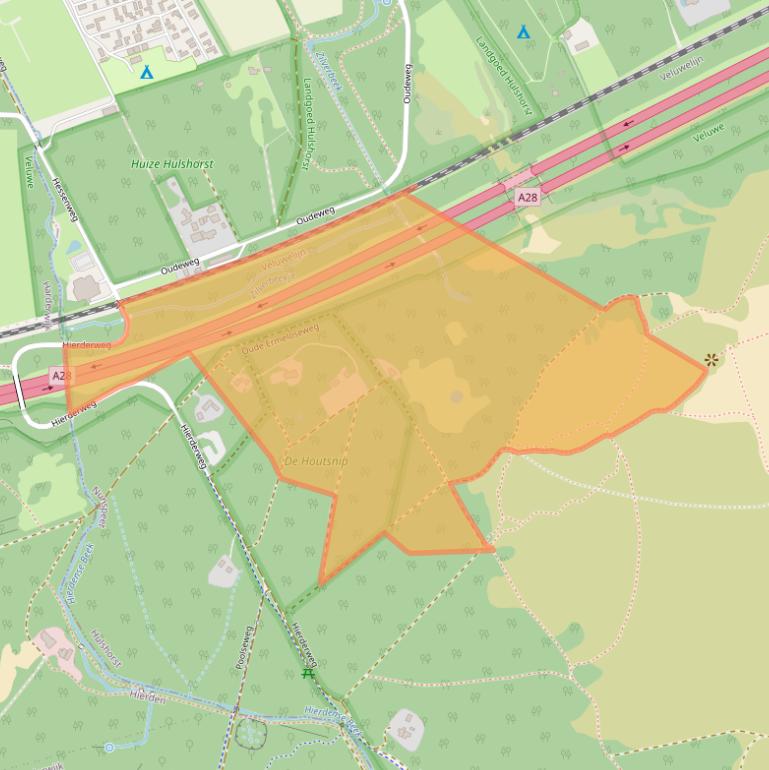Kaart van postcodegebied 8077SB.