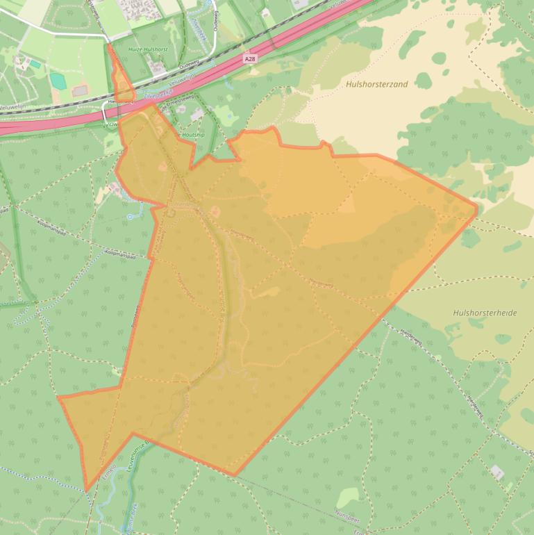 Kaart van postcodegebied 8077SG.