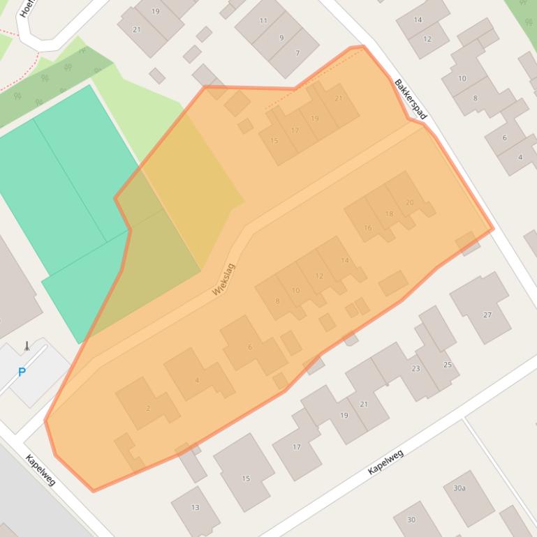 Kaart van postcodegebied 8077TJ.