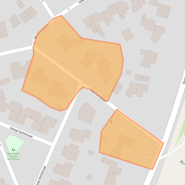 Kaart van postcodegebied 8081AE.