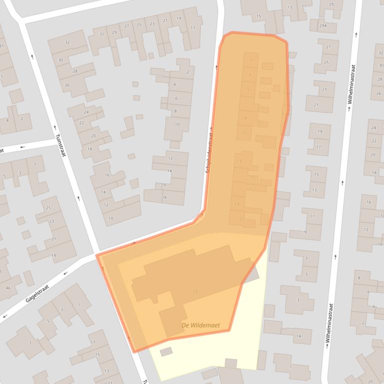 Kaart van postcodegebied 8081AN.