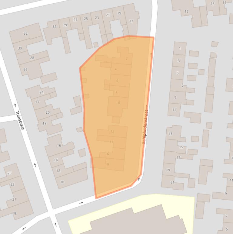 Kaart van postcodegebied 8081AP.