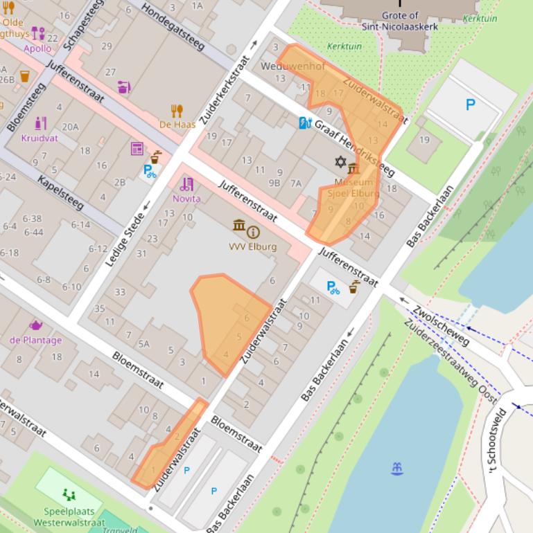 Kaart van postcodegebied 8081CD.