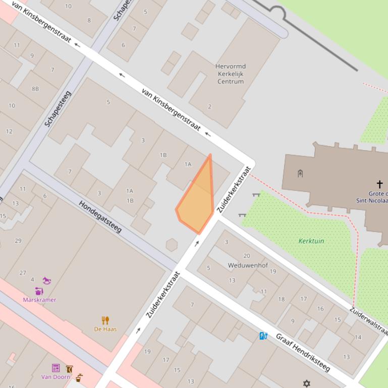 Kaart van postcodegebied 8081CK.