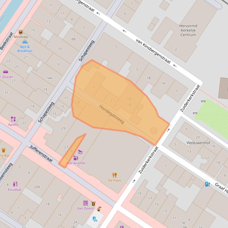 Kaart van postcodegebied 8081CM.