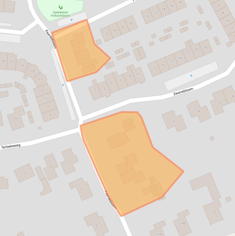 Kaart van postcodegebied 8081DA.