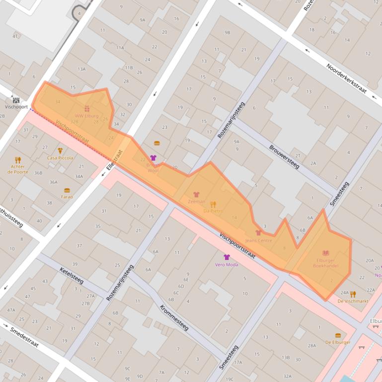 Kaart van postcodegebied 8081ER.