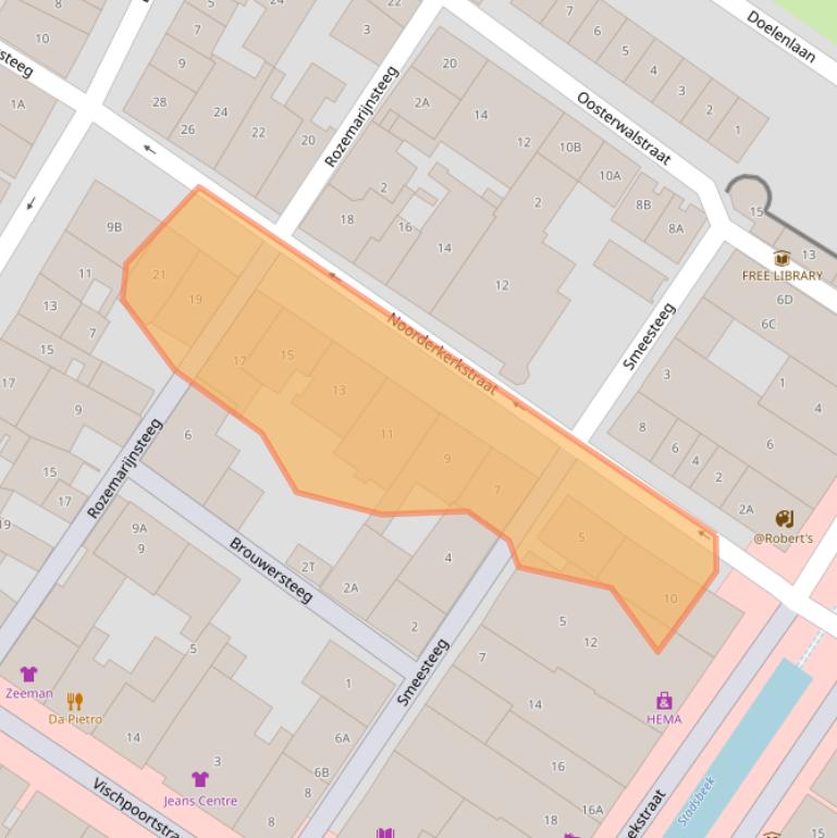 Kaart van postcodegebied 8081ET.