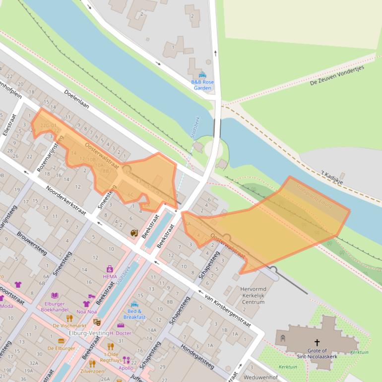 Kaart van postcodegebied 8081GH.
