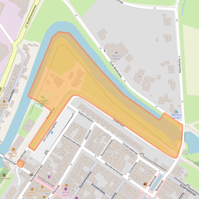 Kaart van postcodegebied 8081GK.