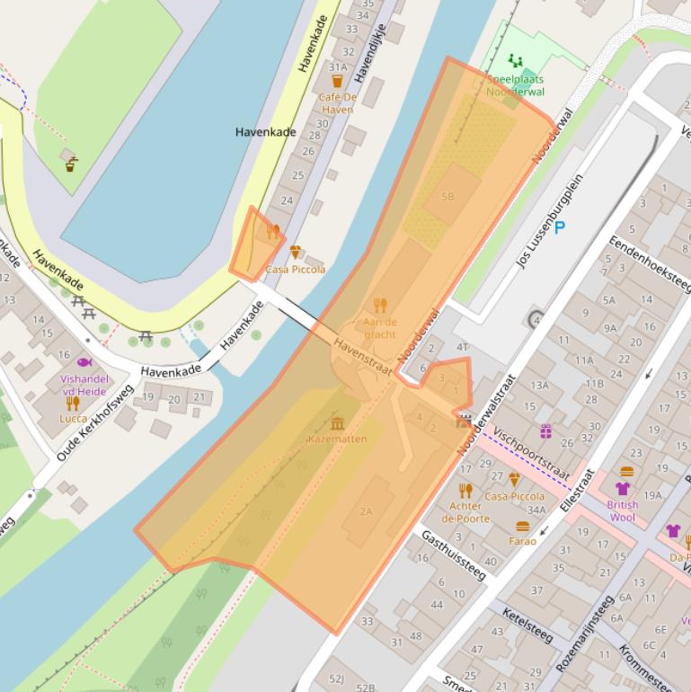 Kaart van postcodegebied 8081GN.