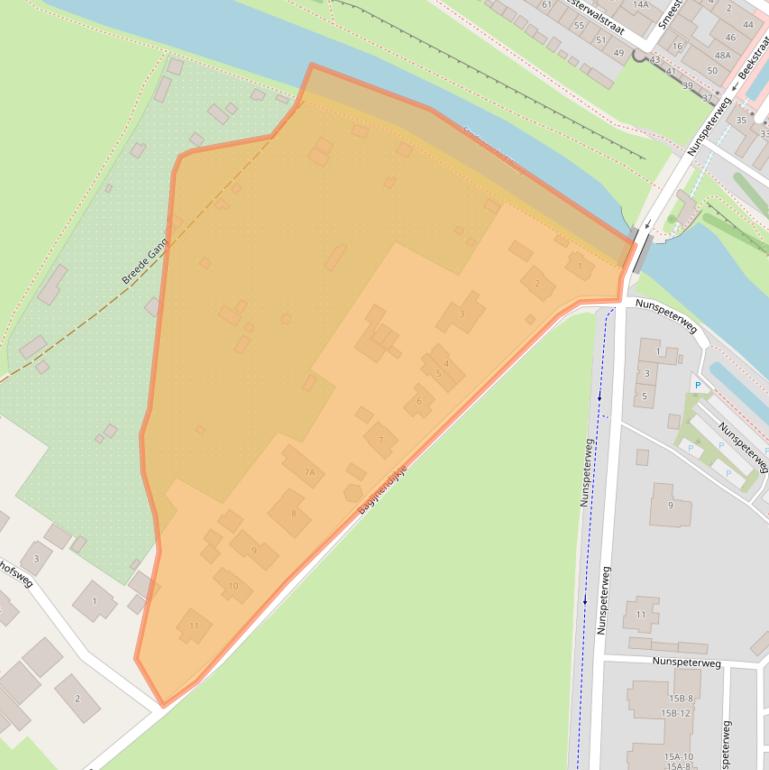 Kaart van postcodegebied 8081GV.