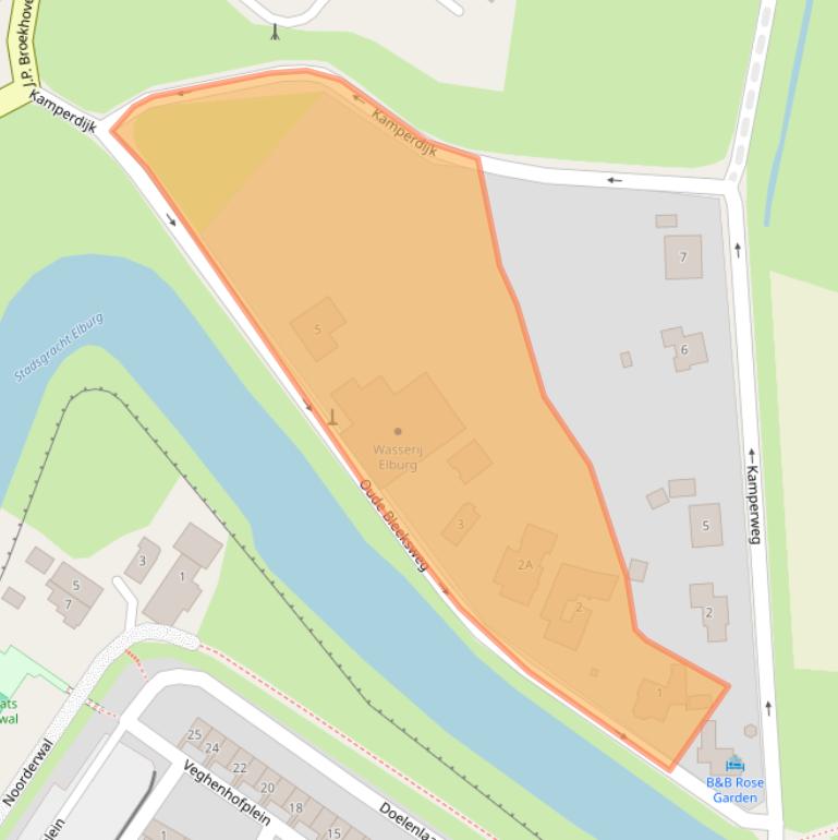 Kaart van postcodegebied 8081HA.