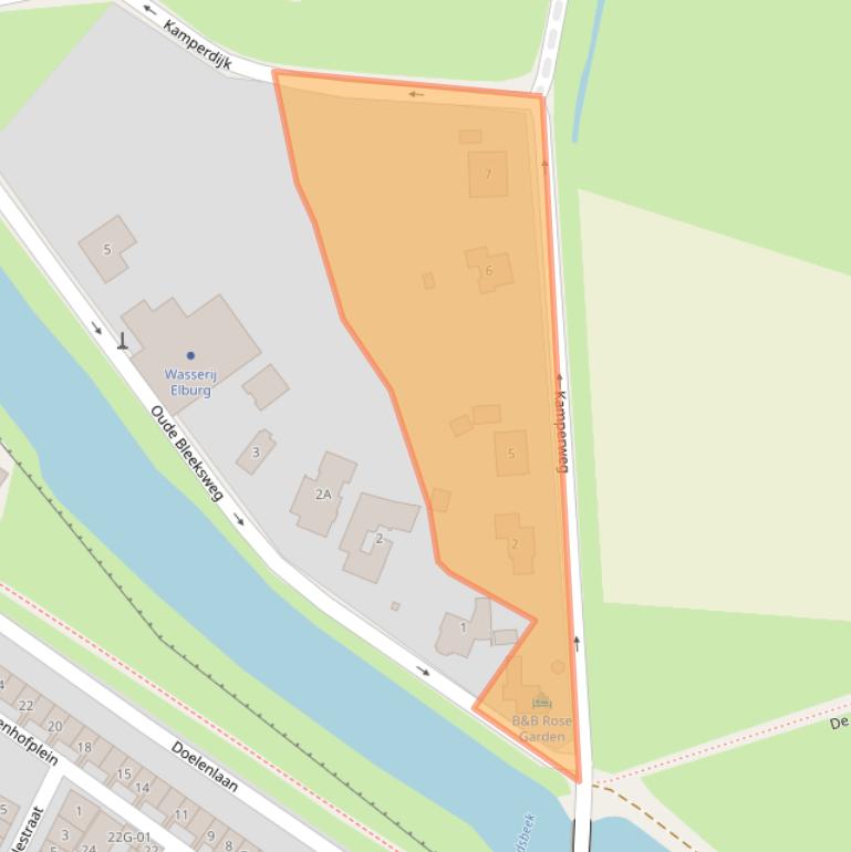 Kaart van postcodegebied 8081HN.