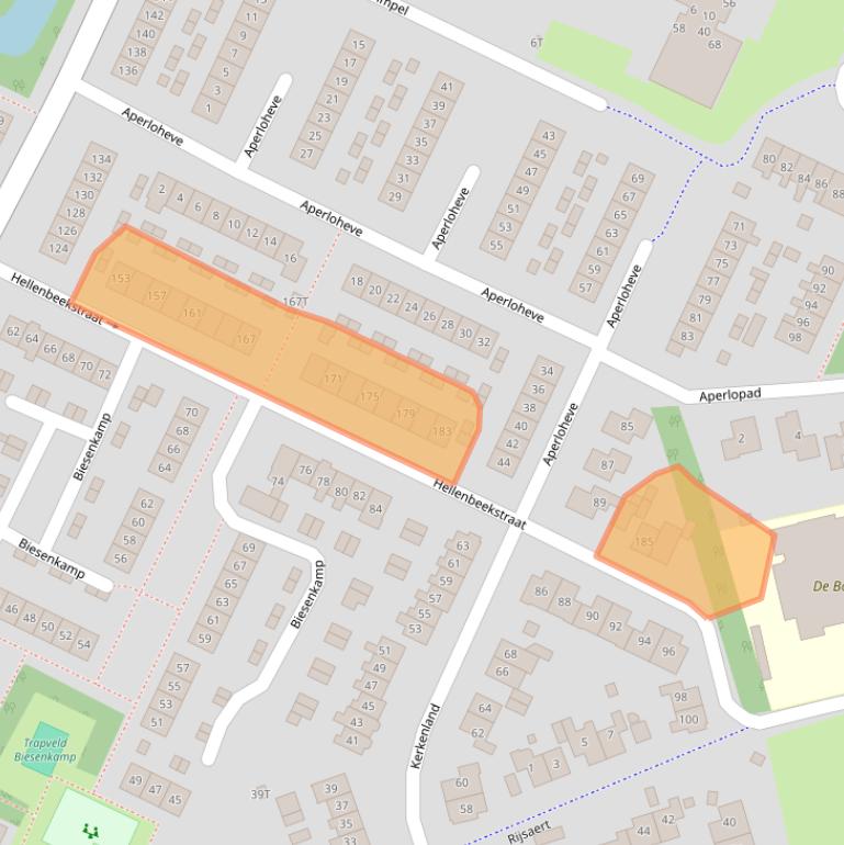 Kaart van postcodegebied 8081HV.
