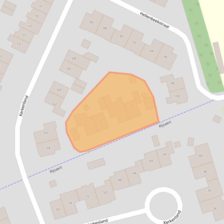 Kaart van postcodegebied 8081JG.