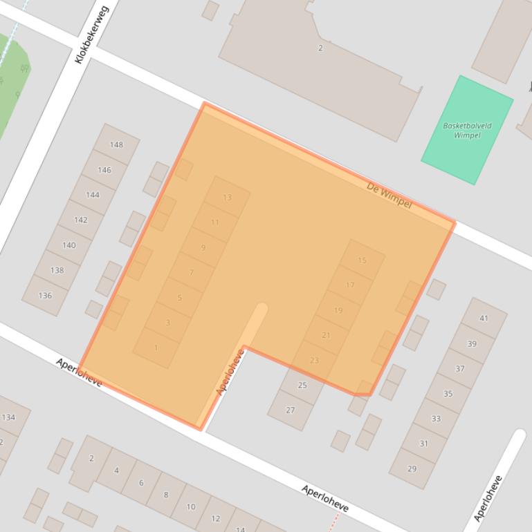 Kaart van postcodegebied 8081JL.