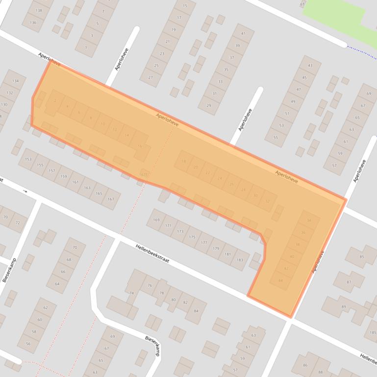 Kaart van postcodegebied 8081JP.