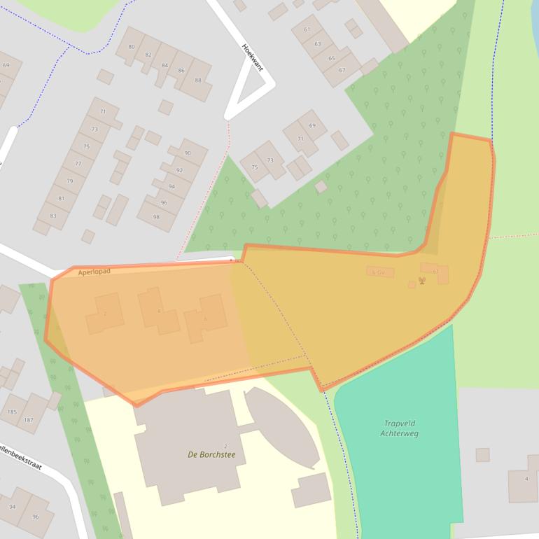 Kaart van postcodegebied 8081JR.