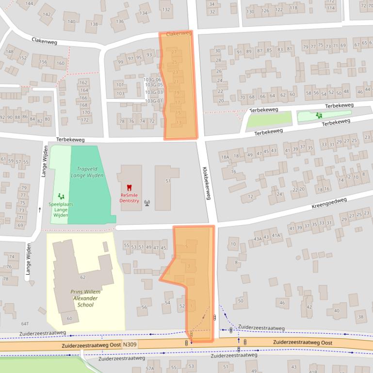 Kaart van postcodegebied 8081LH.