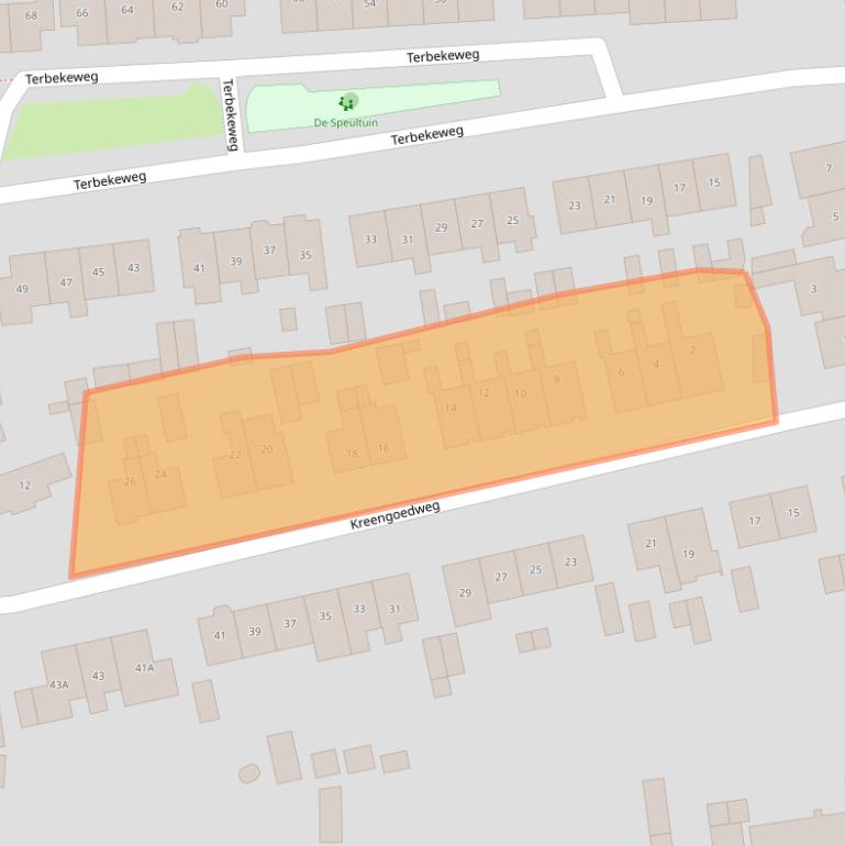 Kaart van postcodegebied 8081LM.