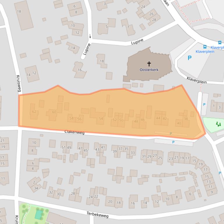 Kaart van postcodegebied 8081LV.