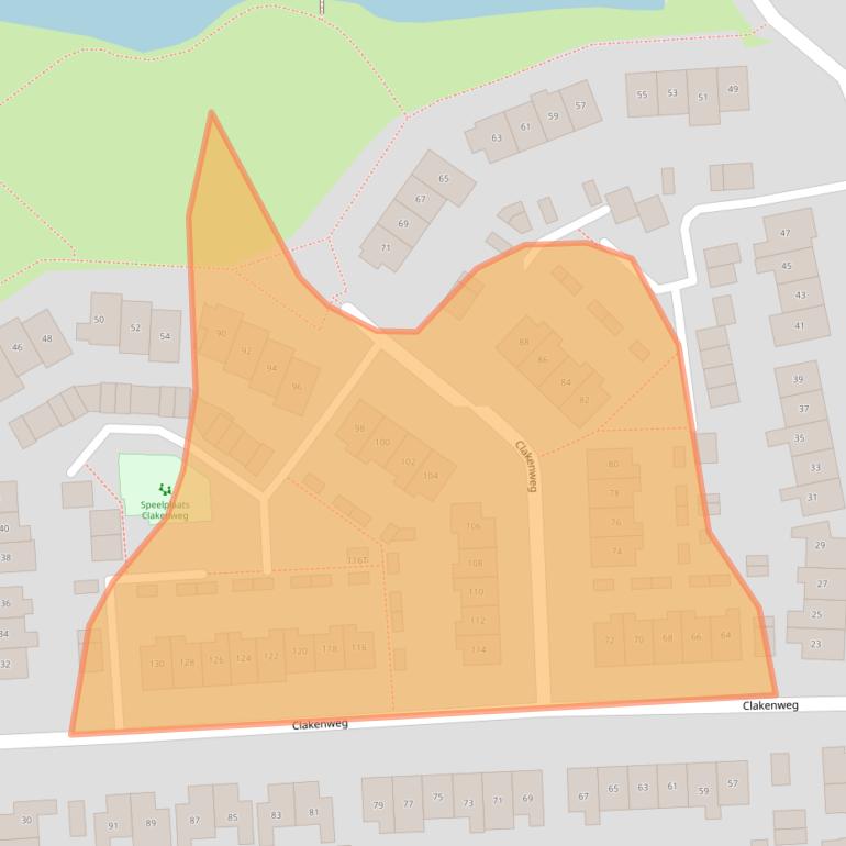 Kaart van postcodegebied 8081LX.