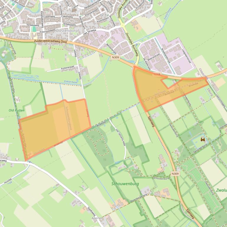 Kaart van postcodegebied 8081RC.