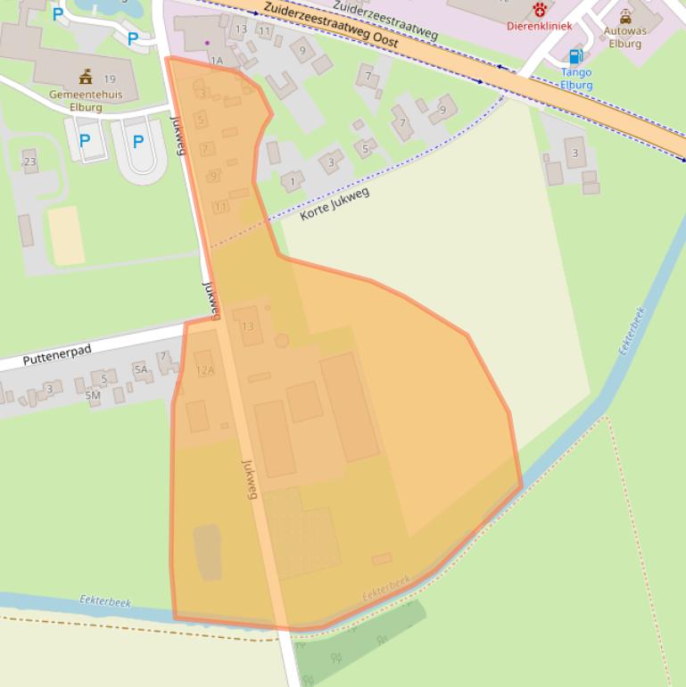 Kaart van postcodegebied 8081RD.