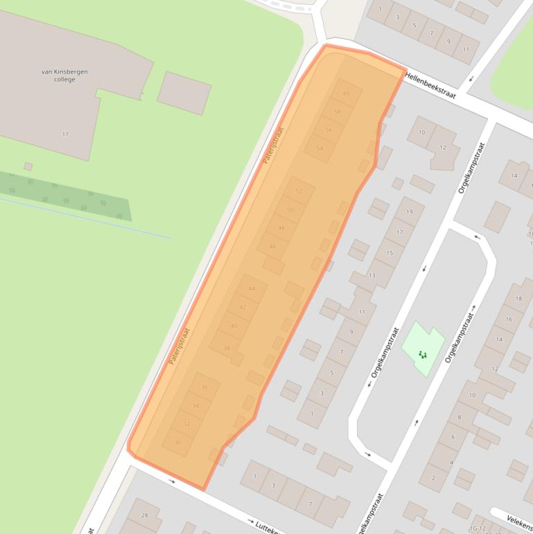 Kaart van postcodegebied 8081TB.