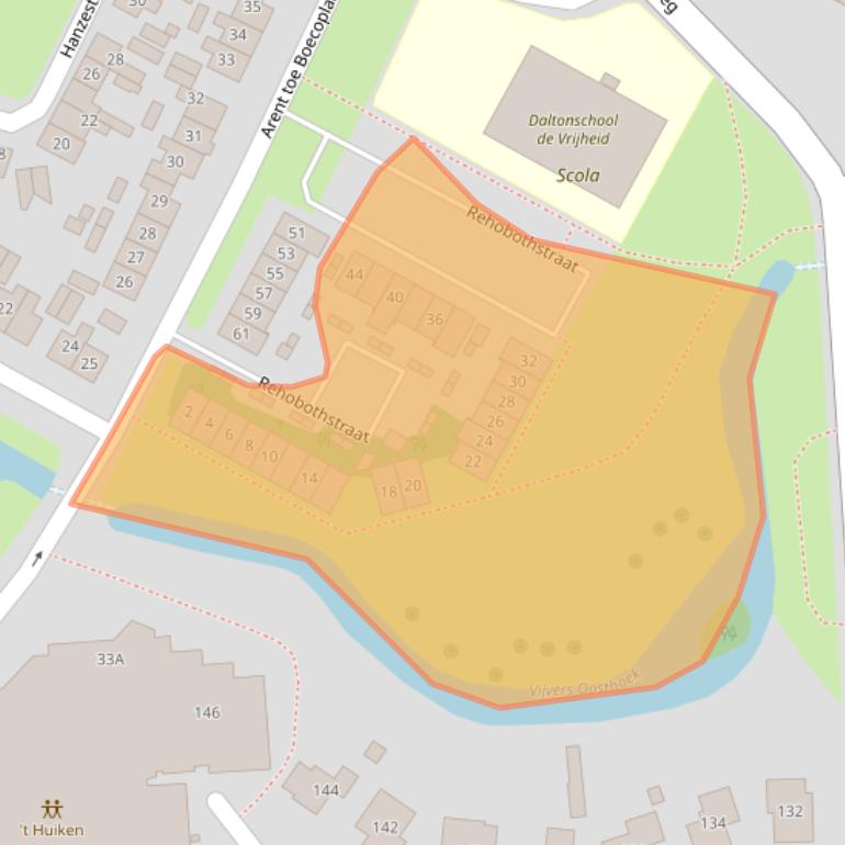 Kaart van postcodegebied 8081VE.